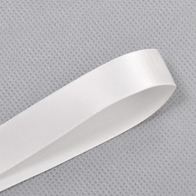 Black And White Ribbon | Polyester Single Face Satin Ribbon