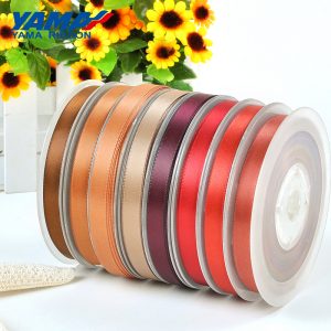 brown satin ribbon