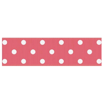 YAMA 22mm Polyester Grosgrain Ribbon With 3 Dots Series 02