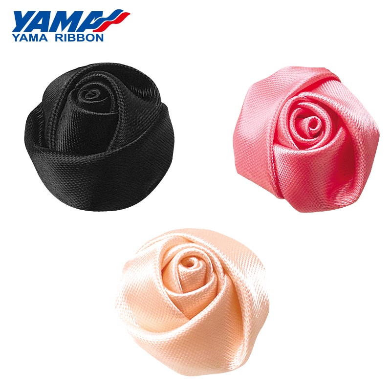 YAMA Polyester Double Face Satin Blue Ribbon Bakery Suppliers 28800