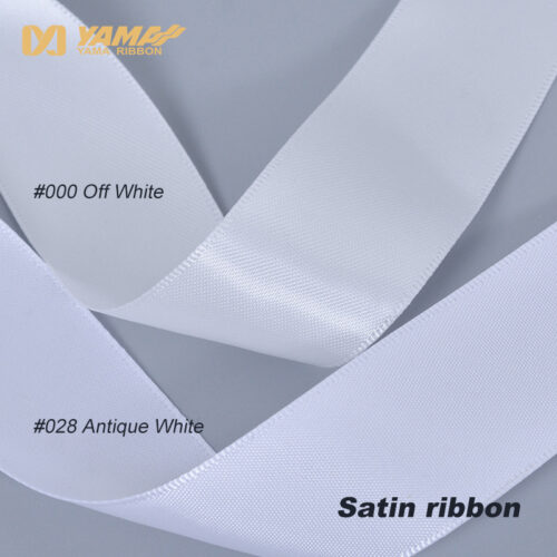 white satin ribbon