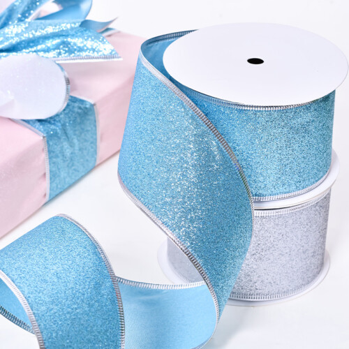 GLITTER WIRED RIBBON (11)