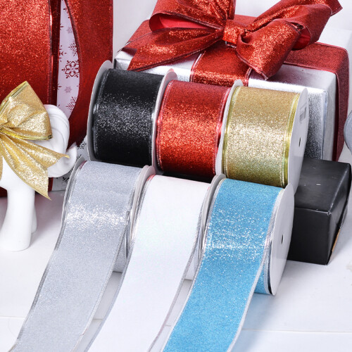 GLITTER WIRED RIBBON (14)