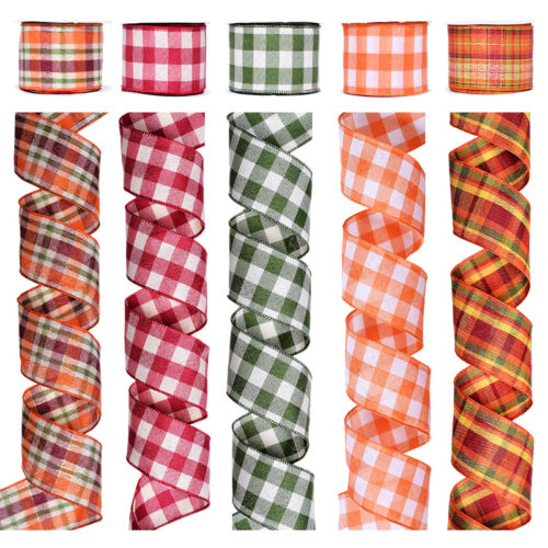 Plaid Wire Ribbon (1)